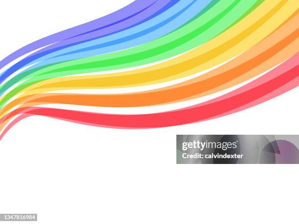 rainbow flag design concept - rainbow flag stock illustrations