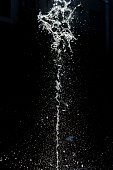 Splashing water from a well