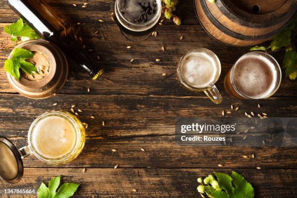 craft beer backgrounds - craft beer stock pictures, royalty-free photos & images