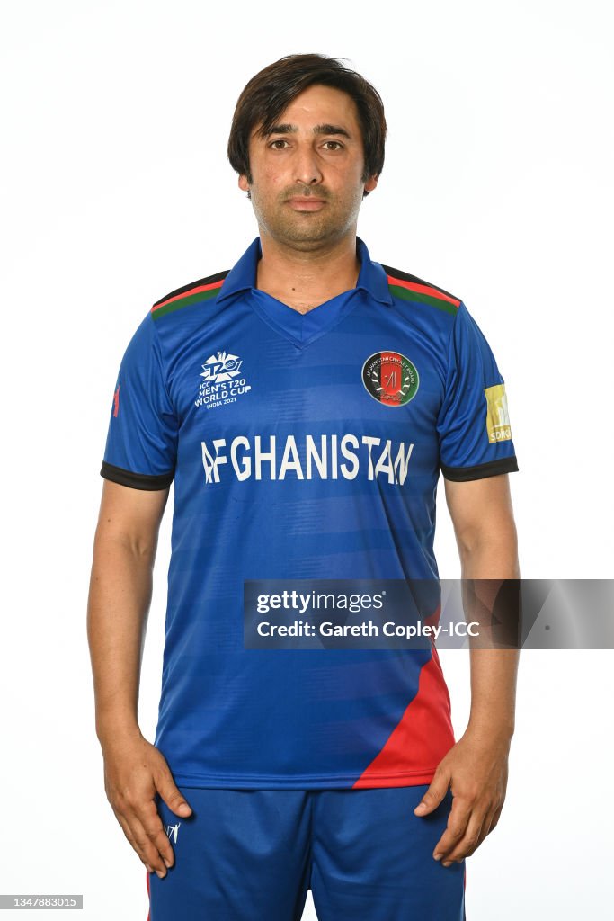 Asghar Rind Asghar Afghan of Afghanistan poses for a headshot prior to the ICC ...