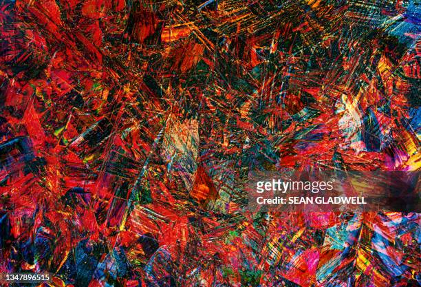 vibrant abstract oil painting - expressionism stock pictures, royalty-free photos & images