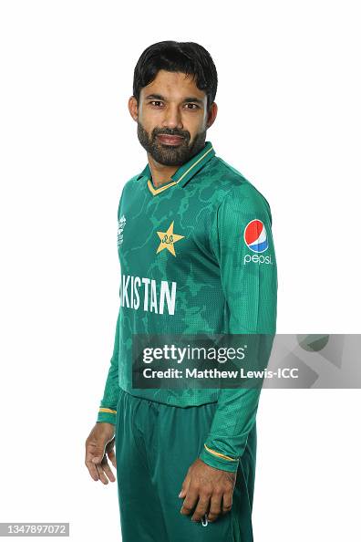 Pakistan Ustd Rizwan Mohammad Rizwan of Pakistan poses for a headshot prior to the ICC ...