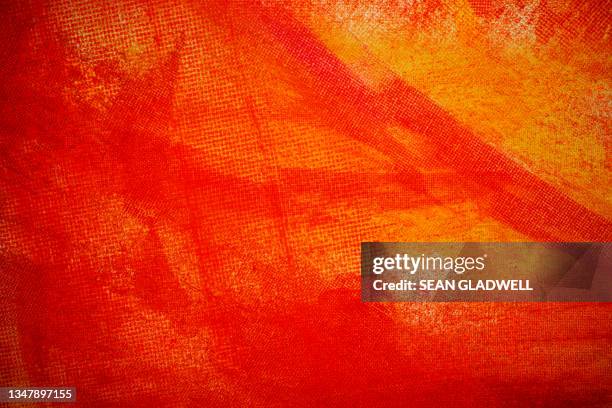 orange paint canvas - paint textures ストックフォトと画像