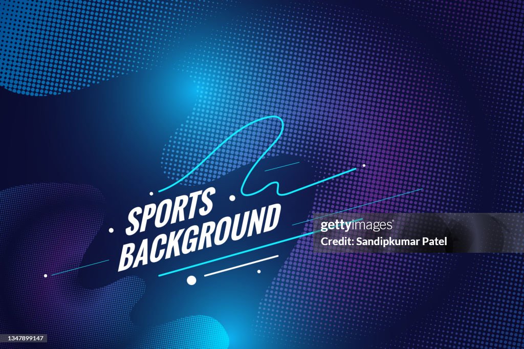 Sport template design for mega event