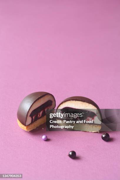 ptichye moloko souffle cakes - agar jelly stock pictures, royalty-free photos & images