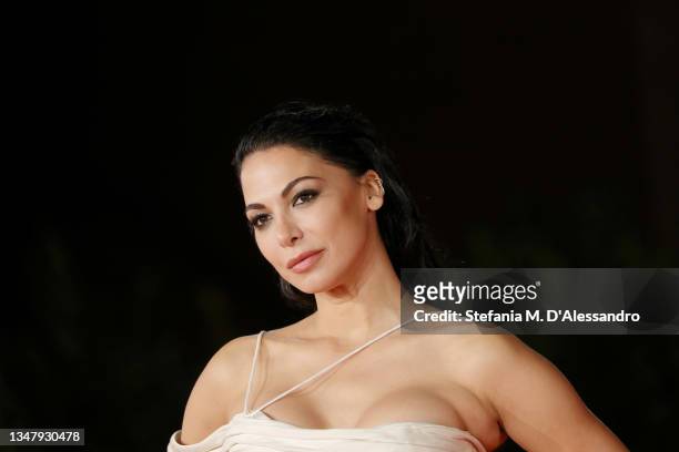 Moran Atias attends the red carpet of the movie "I Am Zlatan" during the 16th Rome Film Fest 2021 on October 21, 2021 in Rome, Italy.