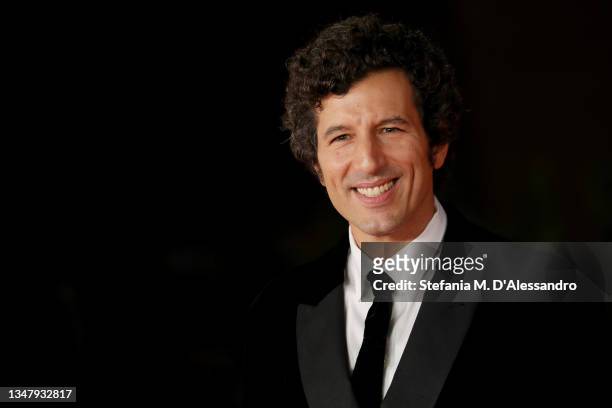 Francesco Scianna attends the red carpet of "A Casa Tutti Bene - La Serie" during the 16th Rome Film Fest 2021 on October 21, 2021 in Rome, Italy.
