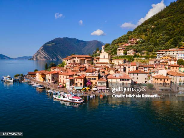 montisola - iseo lake stock pictures, royalty-free photos & images