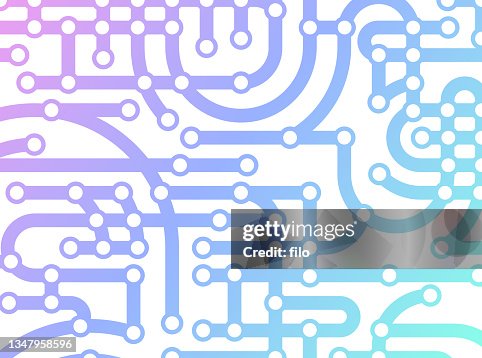 Modern Circuit Gradient Abstract Network Pattern Background Modern Circuit Gradient Abstract Network Pattern Background