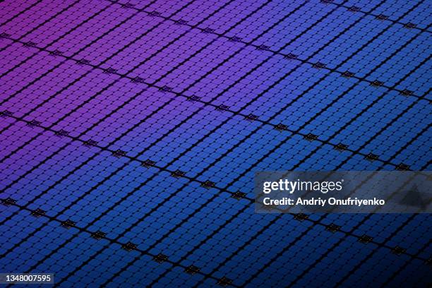 solar panel close up - industrial renewal stock pictures, royalty-free photos & images