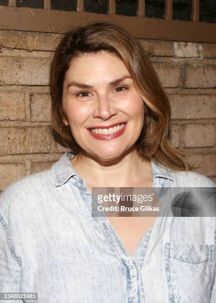 Heidi Blickenstaff poses at re-opening night of the Alanis Morrisette musical "Jagged Little Pill" on Broadway at The Broadhurst Theatre on October...