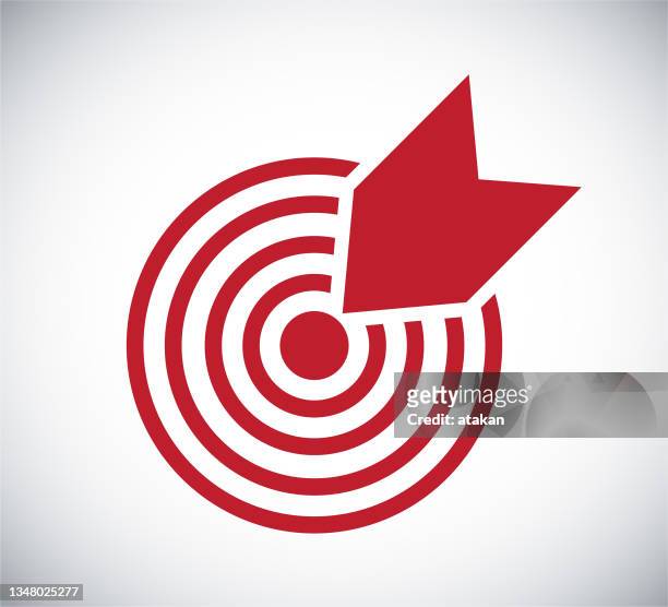 arrow target concept - bullseye target stock illustrations