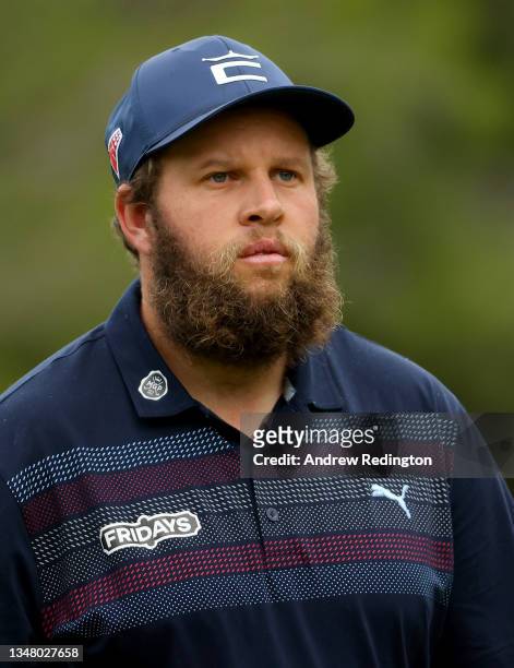 Andrew Johnston of England on the 12th hole during the second round of the Mallorca Golf Open at Golf Santa Ponsa on October 22, 2021 in Mallorca,...