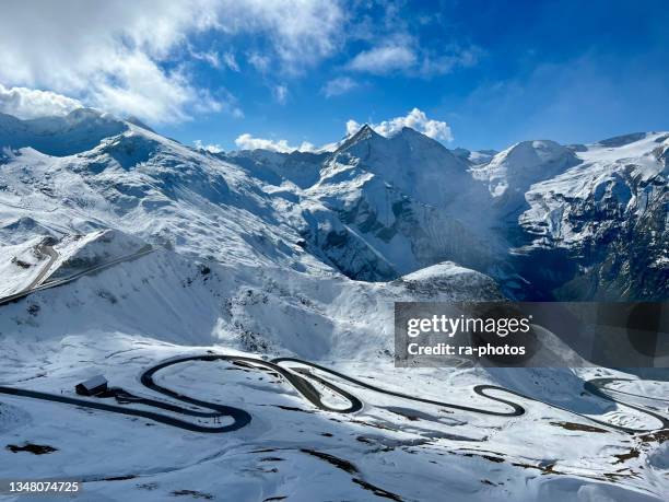 großglockner hochalpenstraße - grossglockner stock-fotos und bilder