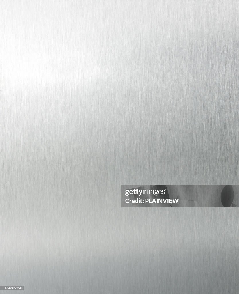 Gebürstetes aluminium XL