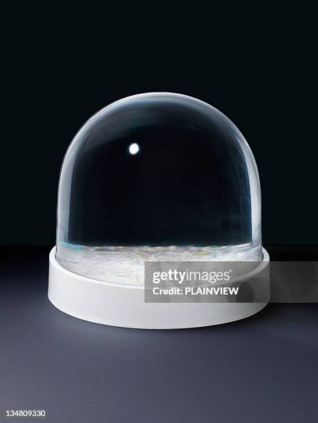 empty snowglobe - snow globe stock pictures, royalty-free photos & images