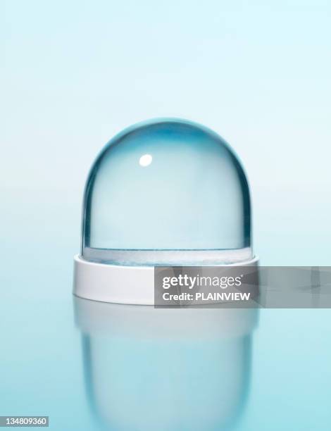 empty snowglobe - snow globe stock pictures, royalty-free photos & images