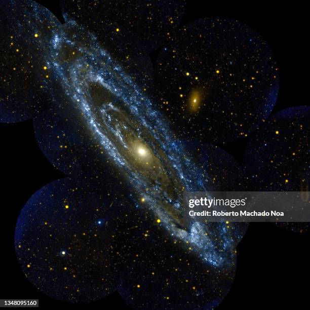 large galaxy in andromeda - galaxy stock pictures, royalty-free photos & images