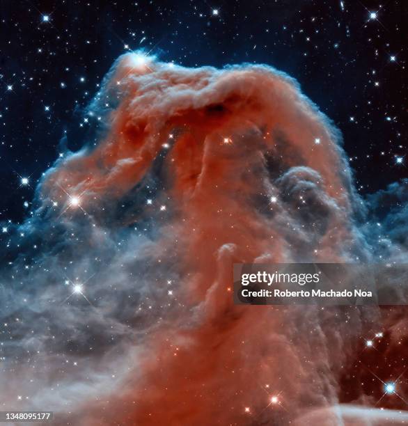 horsehead nebula upper ridge - space and astronomy stock pictures, royalty-free photos & images