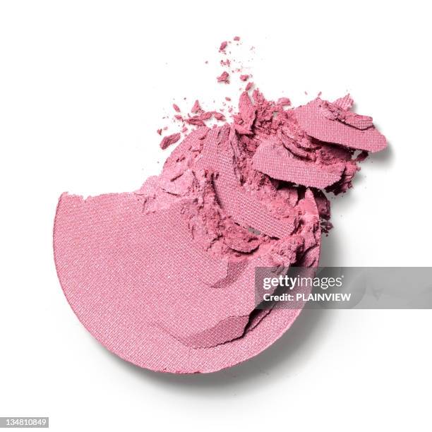 make-up crushed eyeshadow - blusher stock pictures, royalty-free photos & images