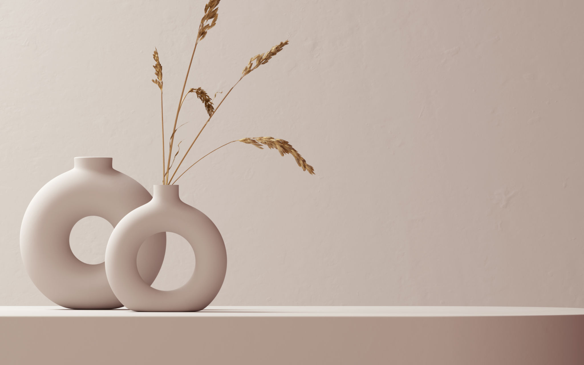 minimalist clay decor
