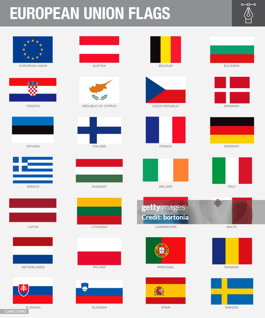 European Union Country Flags