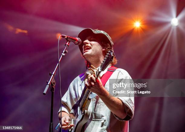 Mac DeMarco performs on day 1 of Shaky Knees Festival at Atlanta Central Park on October 22, 2021 in Atlanta, Georgia.