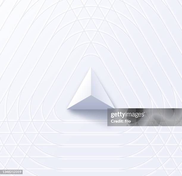 triangle abstract background - 3d stock illustrations