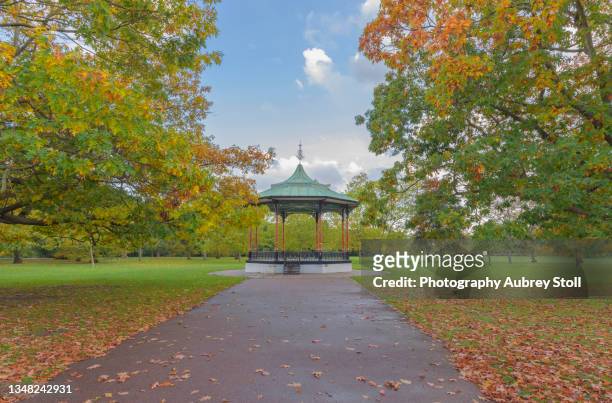 bandstand in greenwich park - musikestrad bildbanksfoton och bilder