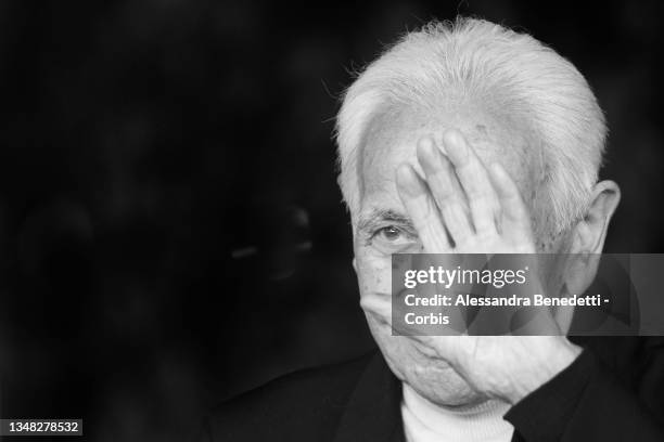 Photographer Paolo Di Paolo, 96 years old, attends the red carpet of the movie "Treasure of his Youth: The Photographs of Paolo Di Paolo" during the...