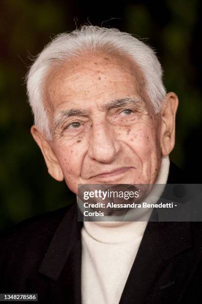 Photographer Paolo Di Paolo, 96 years old, attends the red carpet of the movie "Treasure of his Youth: The Photographs of Paolo Di Paolo" during the...