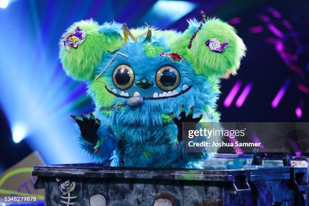 Mülli Müller" performs during the second show of the 5th season of "The Masked Singer" at MMC Studios on October 23, 2021 in Cologne, Germany.