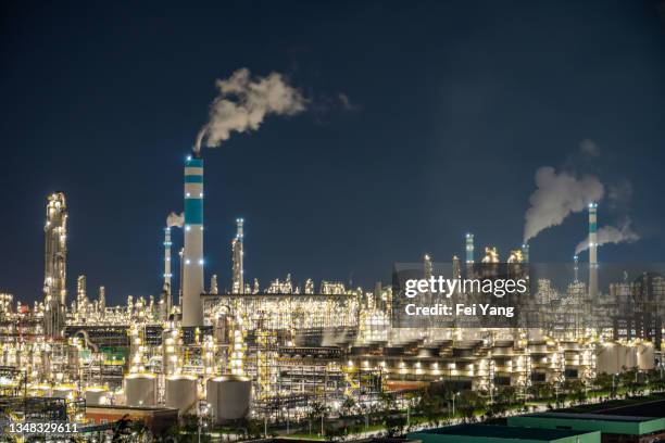 chemical plant - steel industry stock pictures, royalty-free photos & images