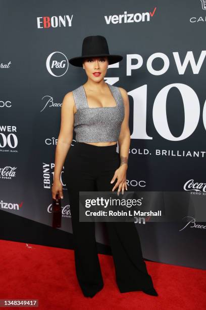 Shantel Jackson attends the 2021 Ebony Power 100 Presented By Verizon at The Beverly Hilton on October 23, 2021 in Beverly Hills, California.