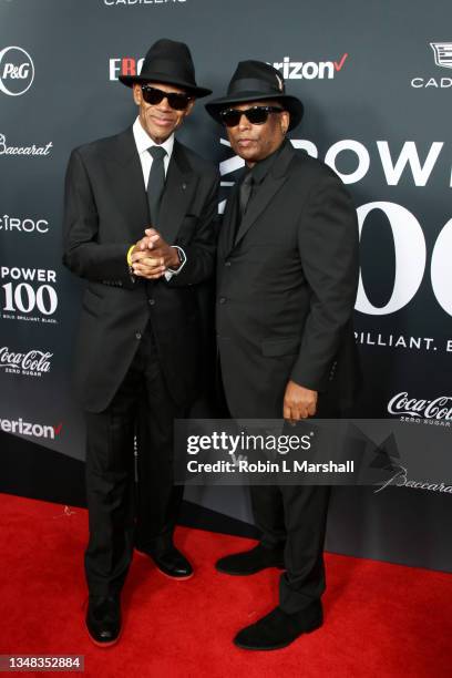 Jimmy Jam and Terry Lewis attend the 2021 Ebony Power 100 Presented By Verizon at The Beverly Hilton on October 23, 2021 in Beverly Hills, California.