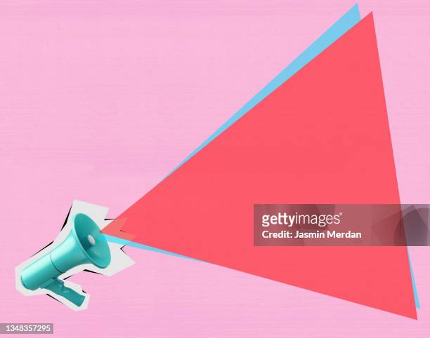 megaphone message - megaphone stock pictures, royalty-free photos & images