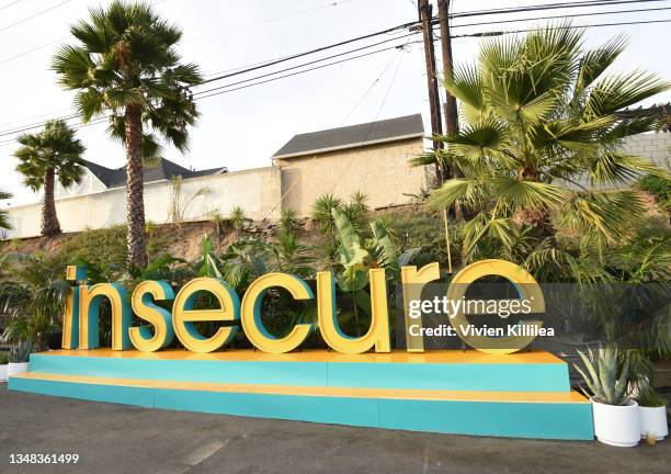 Atmosphere at HBO Celebrates The Final Season Of 'Insecure' With Insecure Fest on October 23, 2021 in Los Angeles, California.