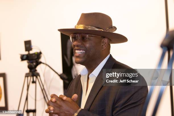 Designer Damien Lee poses for a photo during the Finale Showcase at the Damien Lee fashion show at FTM Fashion Week Season 9 at the Jacksonville...