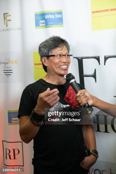 Designer Venancio Tadeo attends FTM Fashion Week Season 9 at the Jacksonville Onslow Council for the Arts on October 23, 2021 in Jacksonville, North...