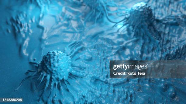 cancer cells - oncology abstract stock pictures, royalty-free photos & images