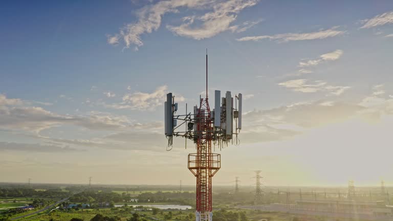 Cell Tower O2 Cell Towers Sunset Videos and HD Footage - Getty Images