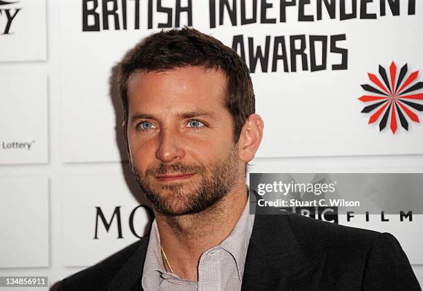 Bradley Cooper attends The Moet British Independent Film Awards at Old Billingsgate Market on December 4, 2011 in London, England.