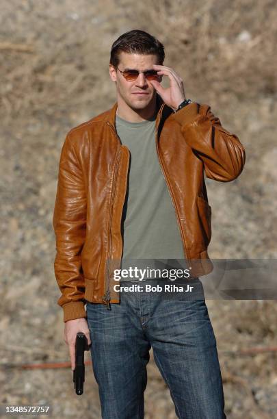 Bones" TV show actor David Boreanz, November 4, 2005 in Newhall, California near Los Angeles.