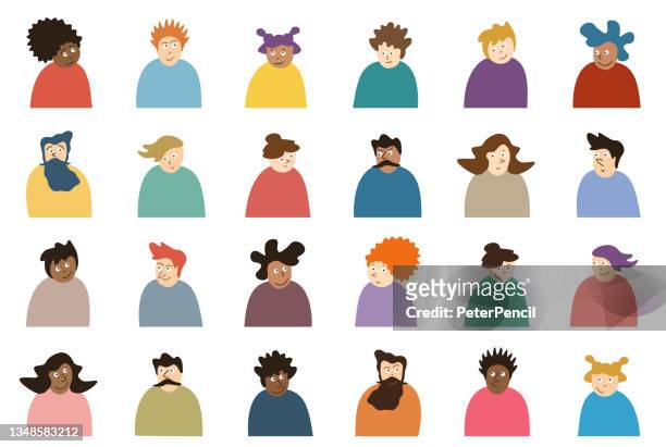 118 Side Profile Face Cartoon High Res Illustrations - Getty Images