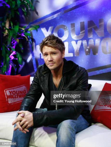 Actor Chad Michael Murry at the Young Hollywood Studio on December 2, 2011 in Los Angeles, California.