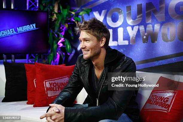 Actor Chad Michael Murry at the Young Hollywood Studio on December 2, 2011 in Los Angeles, California.