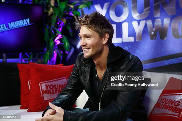 Actor Chad Michael Murry at the Young Hollywood Studio on December 2, 2011 in Los Angeles, California.