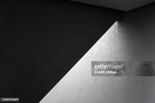 concrete wall with light effect - light architecture foto e immagini stock