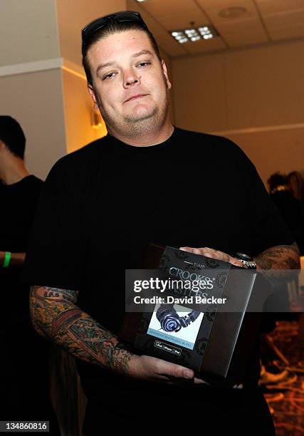 Corey Harrison, from History's 'Pawn Stars' television series attends the Backstage Creations Celebrity Retreat at the American Country Awards at MGM...