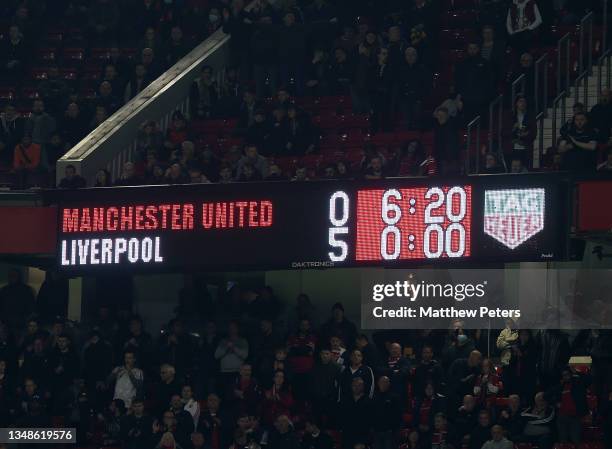 Score In Football Scoreboard Premier League Photos and Premium High Res Pictures - Getty ...